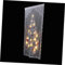 BUGUUYO 1 Satz Weihnachten Leuchtende Vorhänge Fensterverkleidung Für Den Winter Weihnachtsbaum Beleuchtete Vorhänge Weihnachts-schneemann-Vorhang Weihnachtliche Gardinen Weiß Polyester