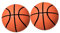 DIKACA 2er Set Mini Basketballspielzeug Für Aufblasbare Tisch Basketbälle Orange Durchmesser Interaktives Basketballspiel Für Eltern Und Perfektes Für Jungen Und