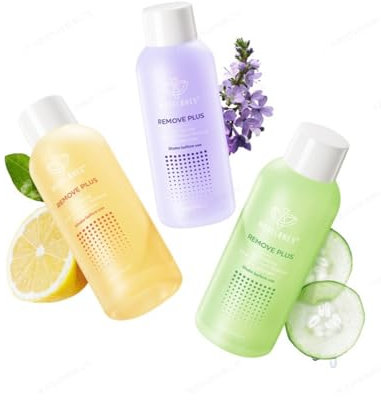 Modelones Nail Polish Remover, Acetone Gel Polish Remover Set with Jojoba Oil Fast Gentle Removal for Nail Glue Acrylic Dip Powder Press On Nails, Travel Home Salon Gift for Women 60 ml, 3 PCS