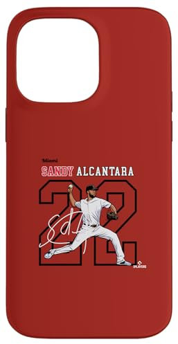 iPhone 14 Pro Max Sandy Alcantara | Miami Baseball Players | MLBSAL3005 Case