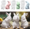 3 Stück Silikonform Osterhase, 3D Hase Silikonformen Gießformen Ostern, Silikonformen Ostern Kaninchen Gipsformen zum Gießen, Kerzen Formen Silikon Frühling Gießformen Silikon Ostern für Handwerk
