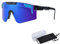 KOUGMCR P-V Polarisierte Sport-Sonnenbrille für Herren und Damen, Fahrradbrille, Sport-Sonnenbrille, UV400-Schutz, Fahrrad-Sonnenbrille (C05)