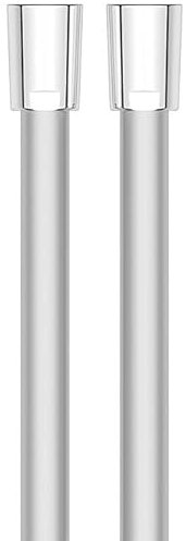 AquaCraft Brauseschlauch 125cm Universal Chrom I Duschschlauch Kunststoff I Flexschlauch 1/2 Zoll I Brauseschlauch Badezimmer I Dusche Schlauch I Schlauchbrause I Spiralschlauch Wasser