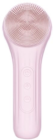 Jooehyer Electric Brush Heated Waterproof Pore Cleaner Silicone Belt Magnet Charger Cleansing Device Pink Easy Install Easy to Use