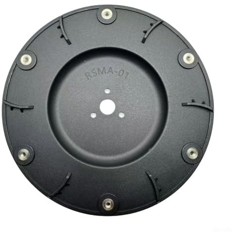 Drivstraw Lawn Mower Robot for Mammotion For LUBA for AWD and For LUBA 2 for AWD, 170×16.9mm Replacement Disc Plate Compatible with Mowing Robot Cutterhead, Black Plastic