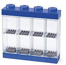 Room Copenhagen - Lego-Aufbewahrungsbox für Minifiguren, Ziegelstein-Design 8, Blau 40650005