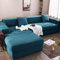 ABUKJM Couchbezug l Form Stretch sofabezug maiskorn weicher und bequemer Stoff staubdicht All-Inclusive sofabezug ecksofa, Für Sofaschutz im Wohnzimmer,Turquoise Blue,4-Seater 230-300cm