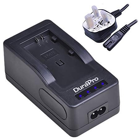 DuraPro BP-828 Battery Charger for Canon BP-808 BP-809 BP-819 BP-827 BP-828 BP-820 Batteries and for VIXIA HF G30 XA20 XA25 Video Camcorders