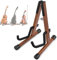 Donner Soporte para ukelele de madera, Soporte para guitarra para violín, guitarra Hush, mandolina, ukelele, banjo, Soporte de plegable con marco en A para instrumentos musicales