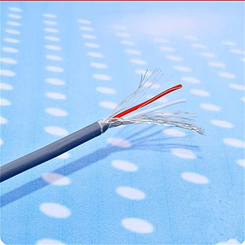 caihv-Wire, 2/3/4/5 Core Tinned Copper Shielded Wire, Audio Cable Wire Multi-core Audio Cable, 28AWG Audio Line Signal Cable, (Color : 2 Core 15 meter)