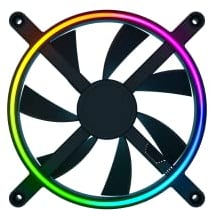 Razer Kunai Chroma Hydraulic RGB LED PWM Perform. Fan (140mm)- Ventole idrauliche aRGB PC (Silenziose, Potenti, collega fino a 8 ventole, Supporto controller ventola PWN, Chroma aRGB) 1 ventola, Nero