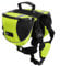 Satteltasche Hunderucksack für Mittlere Große Hunde, Packtaschen Rucksack für Reisen Wandern Training, Reflektierende Wasserdicht Verstellbare Kabelbaumweste mit Griff (grün, M (Hund 18 kg - 28 kg)