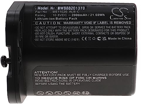 vhbw Akku kompatibel mit iRobot Braava Jet M6 Saugroboter (2000 mAh, 10,8 V, Li-Ion)