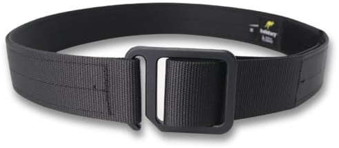 Holstery Modbelt | Modular EDC Tool Belt - 1.75 Inch Adjustable MIL-SPEC Nylon With Metal Buckle - Made in USA, Black, Medium