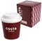 Kimm & Miller Costa Coffee Babyccino Kids Travel Mug - Small Reusable Plastic Coffee Cup with Lid (150ml) - Kids Mugs or Adults Espresso Travel Cup