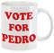 Urban Backwoods Vote For Pedro Tasse Mit Spruch Kaffeetasse
