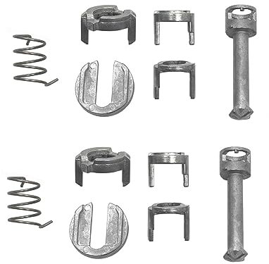 ROBUST Türschloss Schliesszylinder Reparatursatz Vorne für Bmw 3 Serie E46 Estate 1998-2005 Cabriolet E46 2000-2015 Coupe E46 1999-2015 Touring E46 1999-2005 7019975 7019976 51217019975 51217019976