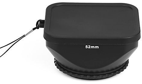 DV Gegenlichtblende 52mm Sonnenblende für Kamera Videokamera 52 mm