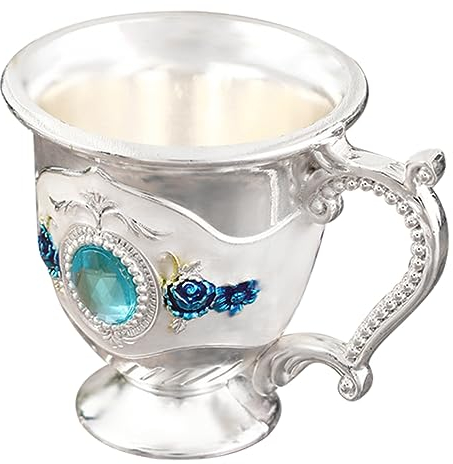MUCKLILY Tazza Da Sorso Calice Di Vino in Metallo Calice Da Vino Reale Calice Medievale Bicchieri Da Bar Bicchieri Da Vino Antichi Tazza Da Bere Acciaio Inossidabile Lega Bicchiere Di Succo