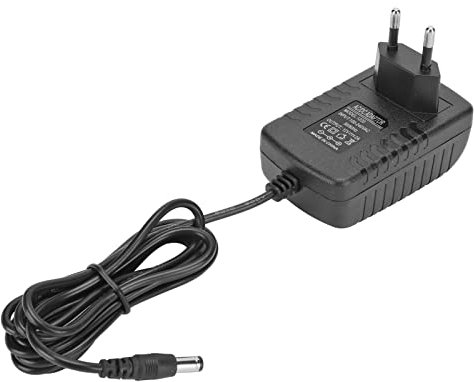 Adaptador de Corriente de 12V 2A, Conector de 3/4 Pines de bajo Voltaje de CA a CC, Compatible con Altavoces, Humidificador, Cable Largo, Material Duradero (Enchufe de la UE)