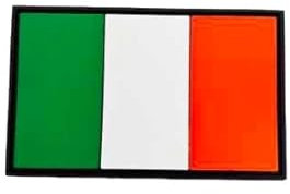 Pandiui23 Patch aus PVC Irland Militär Patch Irland, Abzeichen Irland, Flagge-Patch Irland, Taktisches Patch Irland, Patch PVC Irland (Irland)