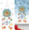 Starnearby DIY Diamond Painting Weihnachten Windspiele Set, 5D Doppelseitige Kristall Sonnenfänger Diamant Malerei Anhänger Set, Windspiel Bastelset Hängende Ornamente für Fensterdeko (Glocke)