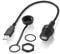 USB 3.0 USB 2.0 Male to Female Dashboard Cable Flush Mount Panel Waterproof With Cover For Car Motorcycle Boat(1m,USB 2.0 Cable)