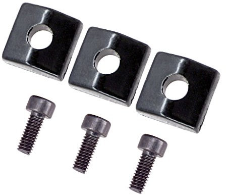 Electric Guitar Locking Nut Clamp&Screws for Tremolo Bridge Black