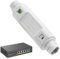 Amplificateur Poe | Répéteur de signal Ethernet externe étanche 48 V 10/100 Mbps | Fournitures réseau, Amplificateur POE Plug and Play pour les systèmes de sécurité