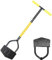 Bordatrice da Prato, 38 inch Tagliabordi da Giardino, Tagliabordi Erba Giardino, Tagliaerba Manuale in Acciaio Inox con Manico a T, per Bordi a Manico Lungo per Erba(a Forma di Mezzaluna)
