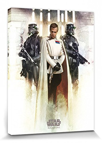 1art1 Star Wars Poster Rogue One, Krennic and Death Troopers Bilder Leinwand-Bild Auf Keilrahmen | XXL-Wandbild Poster Kunstdruck Als Leinwandbild 80x60 cm