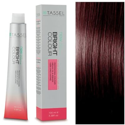 Tinte Permanente Tassel Bright Colour con Argán y Keratina - Nº5.5 CASTAÑO CLARO CAOBA - 100 ml