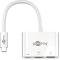 Goobay 62104 USB-C Multiport-Adapter HDMI, PD, weiß