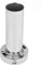 Qiilu Universal Runde Auspuff Schalldämpfer Dämpfer Spitze Tip Einstellbar Abnehmbar(4inch)