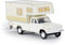 Brekina H0 Jeep Gladiator Camper Weiss