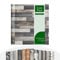casa pura CV Bodenbelag Plaza - extra abriebfester PVC Linoleum Bodenbelag Meterware (geschäumt) Vinylboden - Cuban Oak Mix 967M - edle Holzoptik - Oberfläche strukturiert - (100x200 cm)
