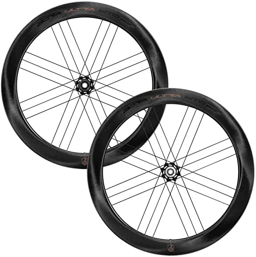 Campagnolo Unisex Bora Ultra Wto 60 Scheibenbremse Laufradsatz, Schwarz, Shimano/SRAM Freehub