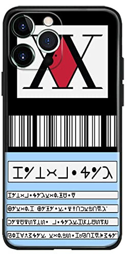 HxH Hunter x License Unique Manga Pattern Phone Case - Anime TPU Silicone Black Frame For iPhone 11 Pro
