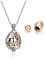 Jovivi Ashes Keepsake Urn Necklace Cremation Jewellery Women, Stainless Steel Memorial Hollow Heart Teardrop Ash Hair Locket Pendant Chain,w/Funnel Kit (Butterfly and Flowers)