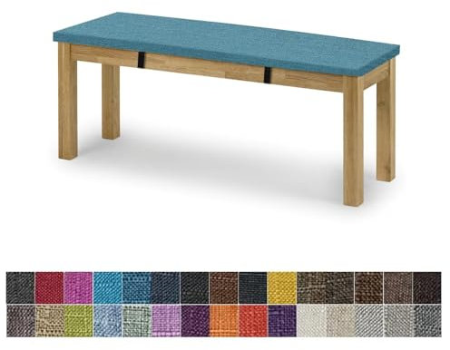 yaoumeo Bankauflage Sitzkissen,Bankkissen,100x35x5cm Gartenbank Auflage,Waschbar-Abnehmbarem,Mehrere Farbgrößen Verfügbar(Licht Blau)