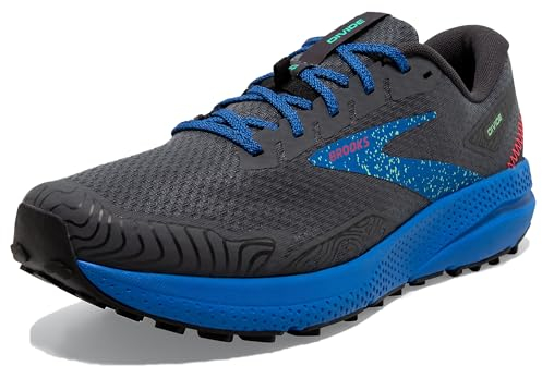 BROOKS Herren Divide 4 Sneaker, Ebenholz/Schwarz/Victoriablau, 42 EU