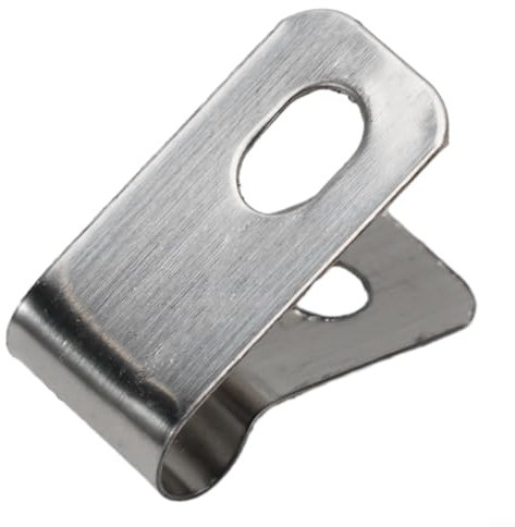 100 Stück Zaun-Drahtklemmen, 304 Edelstahl-Kabelhalterklemmen mit Schrauben, Drahtseilklemmen für geschweißten Draht, Metall-Holz-Vinyl-Zaun (Aluminium-Material: 200 Clips + 200 Schrauben)