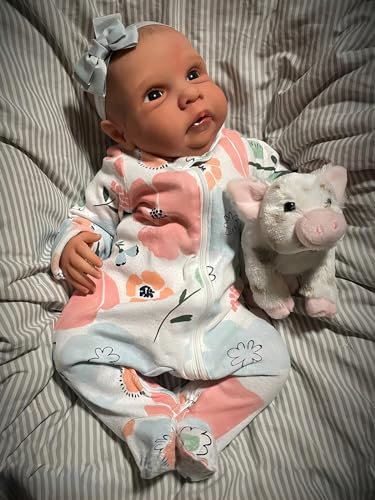 Anano Reborn Babypuppe Silikon Puppe Baby Mädchen Floppy Head 20 Zoll Lebensechte Babypuppen Weiche Baumwollkörper Perfekt Lebensgröße Säugling Für 3 Jahre Kinder