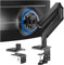 HIPPOFLEX Heavy Duty Ultrawide Monitor Arm for 49 inch Screens up to 50 lbs, Premium Desk Mount Monitor Stand Designed for Samsung Odyssey G9 and More, Max VESA 100x100, Black
