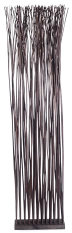 DESIGN DELIGHTS RAUMTEILER Slim | Weidenholz, 170x40cm | Zweige Paravent, Raumtrenner, Stellwand, Trennwand, Ankleide Sichtschutz, Äste Trennschutz | Farbe: braun