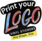 Personalised Waterproof Vinyl Stickers Decals- Contour Cut Custom Product Labels Sheet, Circle Large Logo Stickers, Durable Weatherproof Design for Business and Personal Bottle Label (Custom Shape)