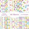 48 Stück Ostermuster-Scrapbook-Papier, 30,5 x 30,5 cm, Pastellfarben, Osterhase, Ei, Blumen, Spezial-Bastelpapier, 24 Stile, dekoratives Geschenkkarton, Papier, flach gefaltet, DIY-Kartenherstellung,