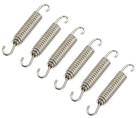 FUNOMOCYA 6stücke Schwenkfeder Für Auspuff Motorrad System Für Auspuff Zugfeder Für Motorrad Auspuffrohr Schwenkfeder Für