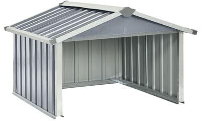Garden Robot Lawnmower Shed 92x97x63 cm Galvanised Steel Grey