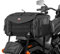 KEMIMOTO Motorrad Tasche 35-45L, wasserdichte Motorrad Hecktasche, Große Kapazität, Erweiterbare Satteltasche, Gepäckträgertasche mit Regenhülle, Einfache Montage, Schwarz